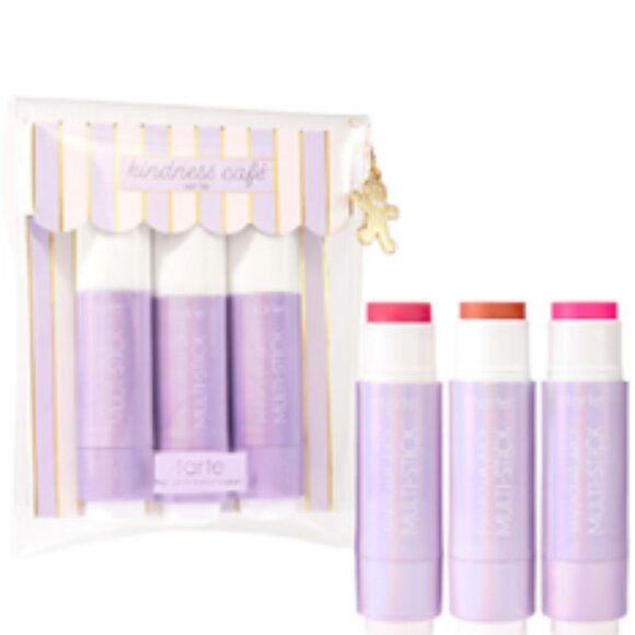 tarte Other - TARTE NIB Kindness Café Multistick Trio Cheek Soufflé in Latte, Cozy & Flamingo